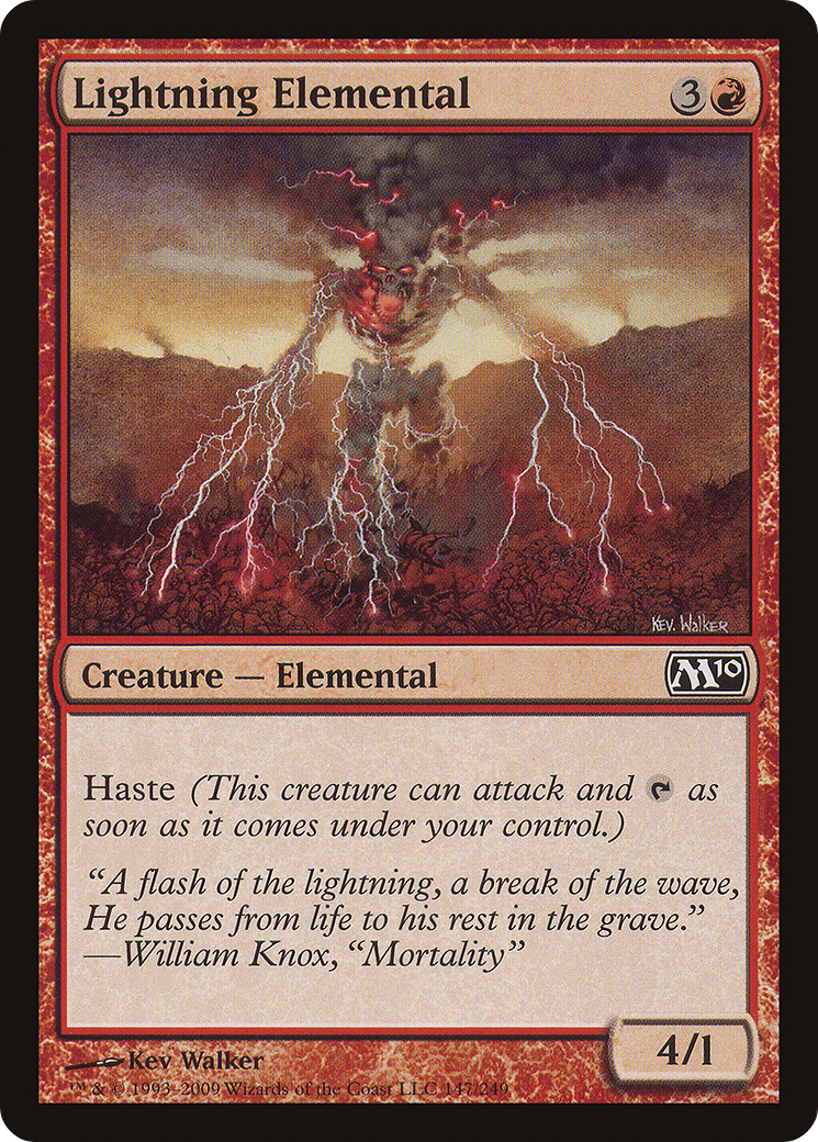 Lightning Elemental [Magic 2010] - The Mythic Store | 24h Order Processing