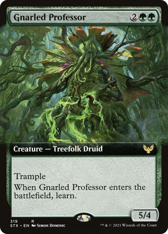 Gnarled Professor (Extended Art) [Strixhaven: School of Mages] - The Mythic Store | 24h Order Processing