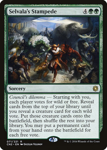 Selvala's Stampede [Conspiracy: Take the Crown] - The Mythic Store | 24h Order Processing