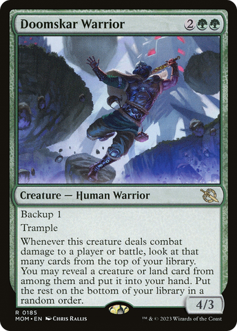 Doomskar Warrior [March of the Machine] - The Mythic Store | 24h Order Processing