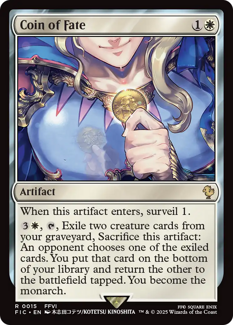 Coin of Fate [FINAL FANTASY Commander] - The Mythic Store | 24h Order Processing