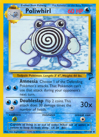 Poliwhirl (57/130) [Base Set 2] - The Mythic Store | 24h Order Processing