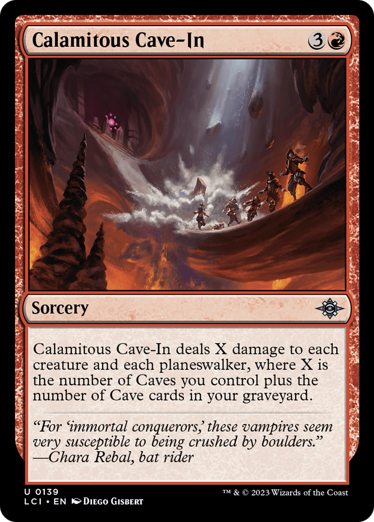 Calamitous Cave-In [The Lost Caverns of Ixalan] - The Mythic Store | 24h Order Processing