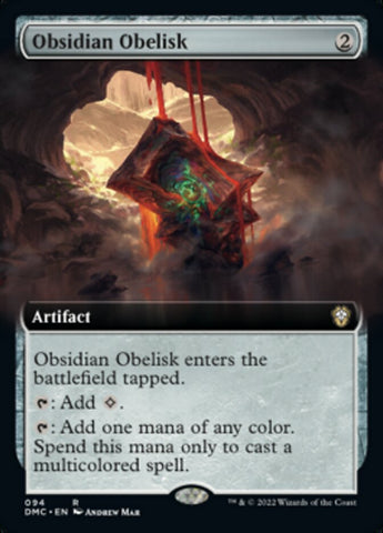 Obsidian Obelisk (Extended Art) [Dominaria United Commander] - The Mythic Store | 24h Order Processing