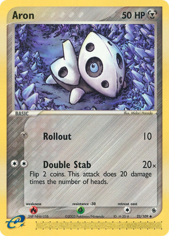 Aron (25/109) [EX: Ruby & Sapphire] - The Mythic Store | 24h Order Processing