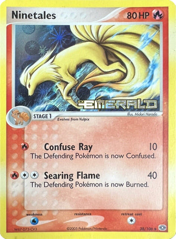 Ninetales (38/106) (Stamped) [EX: Emerald] - The Mythic Store | 24h Order Processing