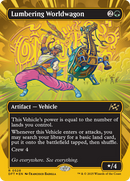 Lumbering Worldwagon (Borderless) (First-Place Foil) [Aetherdrift] - The Mythic Store | 24h Order Processing