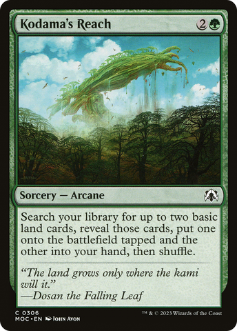 Kodama's Reach [March of the Machine Commander] - The Mythic Store | 24h Order Processing
