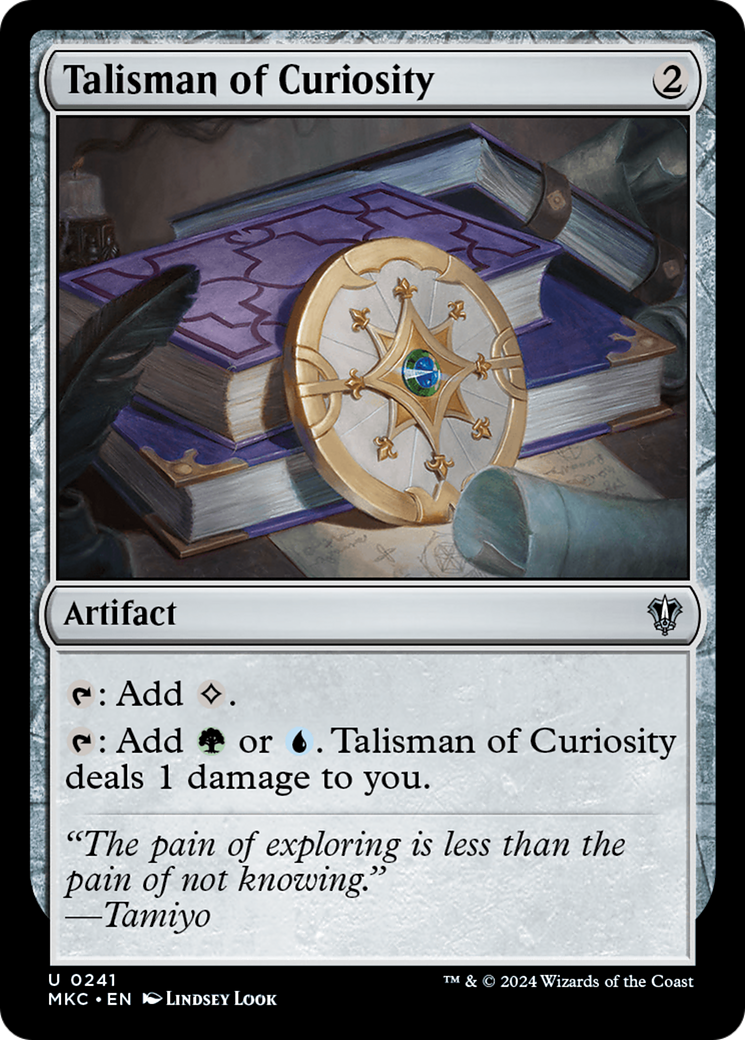 Talisman of Curiosity [Murders at Karlov Manor Commander] - The Mythic Store | 24h Order Processing