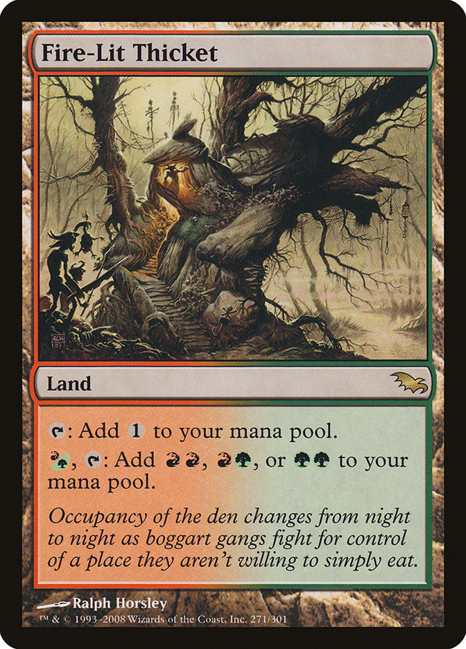 Fire-Lit Thicket [Shadowmoor] - The Mythic Store | 24h Order Processing