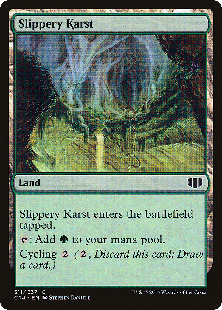 Slippery Karst [Commander 2014] - The Mythic Store | 24h Order Processing
