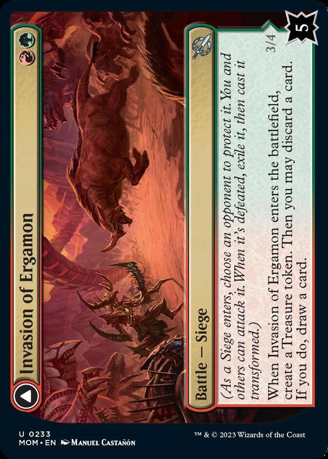 Invasion of Ergamon // Truga Cliffcharger [March of the Machine] - The Mythic Store | 24h Order Processing