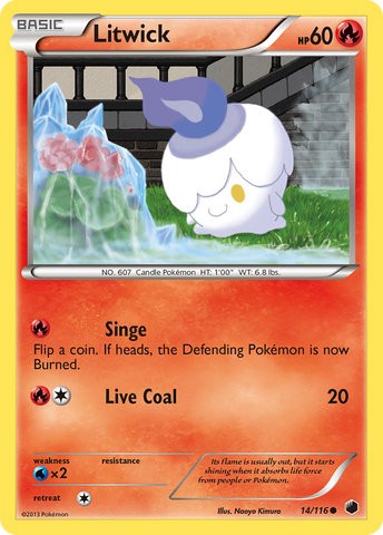 Litwick (14/116) [Black & White: Plasma Freeze] - The Mythic Store | 24h Order Processing