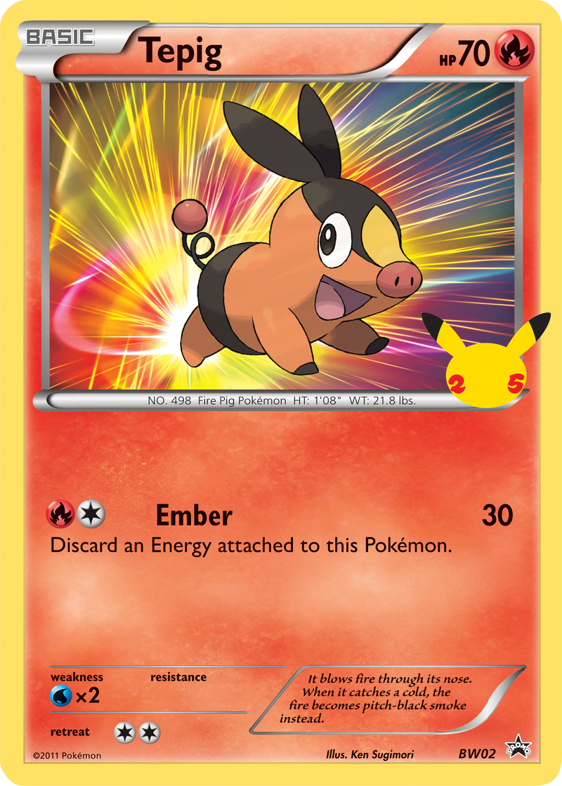 Tepig (BW02) (Jumbo Card) [First Partner Pack] - The Mythic Store | 24h Order Processing