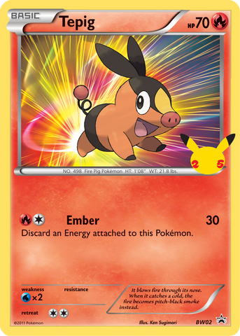 Tepig (BW02) (Jumbo Card) [First Partner Pack] - The Mythic Store | 24h Order Processing