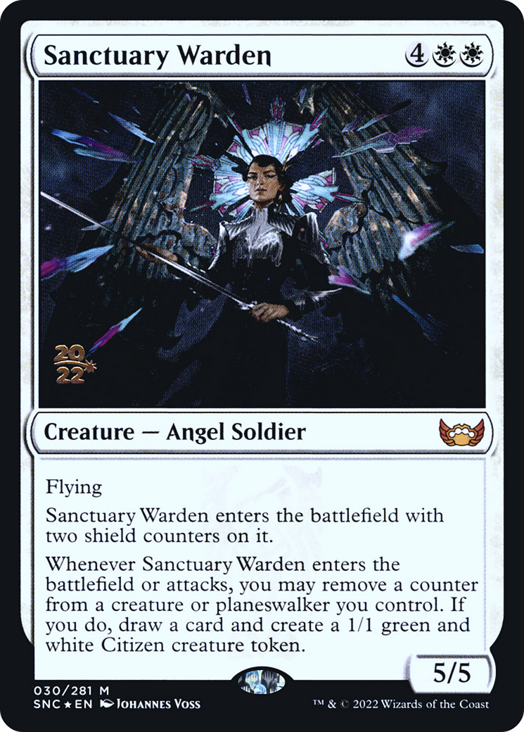 Sanctuary Warden [Streets of New Capenna Prerelease Promos] - The Mythic Store | 24h Order Processing