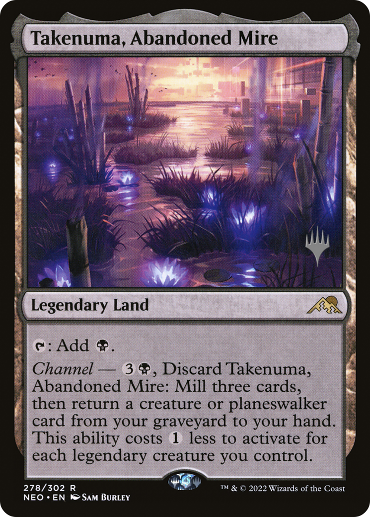 Takenuma, Abandoned Mire (Promo Pack) [Kamigawa: Neon Dynasty Promos] - The Mythic Store | 24h Order Processing