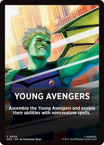 Young Avengers Theme Card [Marvel Super Heroes Commander]
