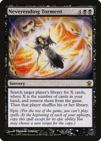 Neverending Torment [Saviors of Kamigawa] - The Mythic Store | 24h Order Processing