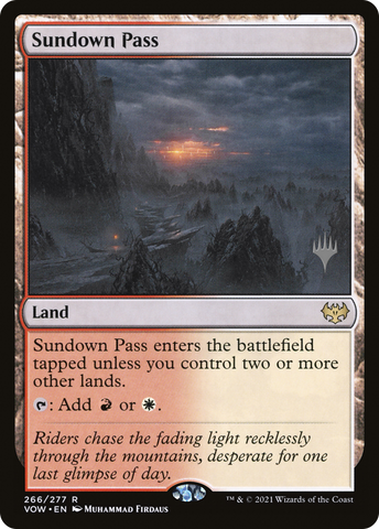 Sundown Pass (Promo Pack) [Innistrad: Crimson Vow Promos] - The Mythic Store | 24h Order Processing