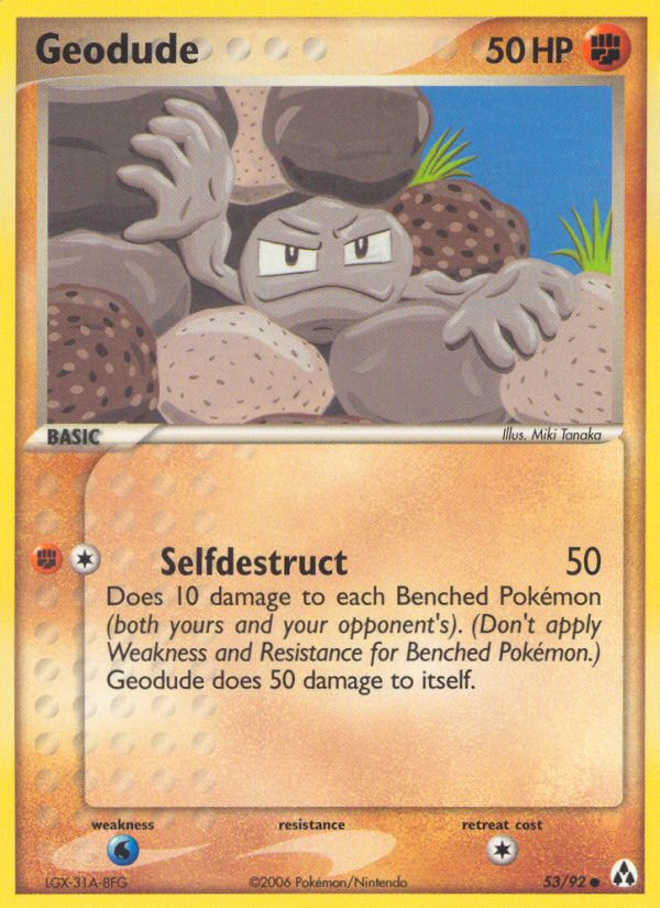 Geodude (53/92) [EX: Legend Maker] - The Mythic Store | 24h Order Processing