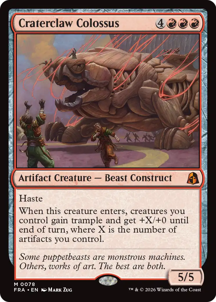 Craterclaw Colossus [Reality Fracture] - The Mythic Store | 24h Order Processing