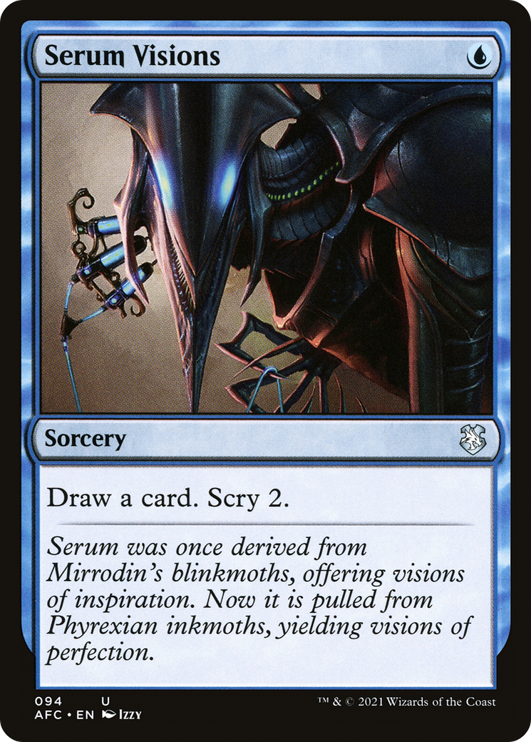Serum Visions [Dungeons & Dragons: Adventures in the Forgotten Realms Commander] - The Mythic Store | 24h Order Processing