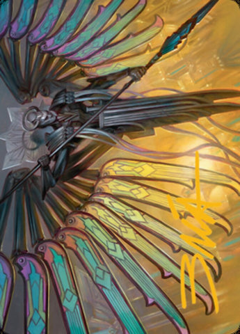 Paragon of Modernity Art Card (Gold-Stamped Signature) [Streets of New Capenna Art Series] - The Mythic Store | 24h Order Processing