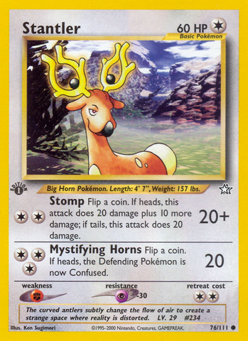 Stantler (76/111) [Neo Genesis 1st Edition] - The Mythic Store | 24h Order Processing