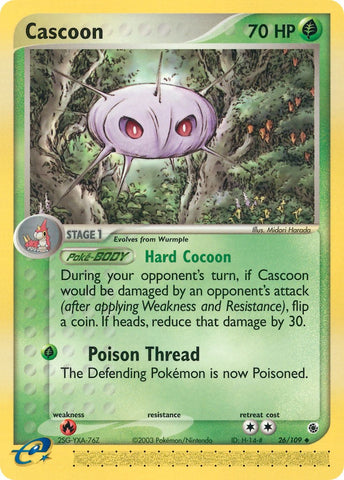 Cascoon (26/109) [EX: Ruby & Sapphire] - The Mythic Store | 24h Order Processing