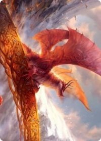 Goldspan Dragon Art Card [Kaldheim Art Series] - The Mythic Store | 24h Order Processing