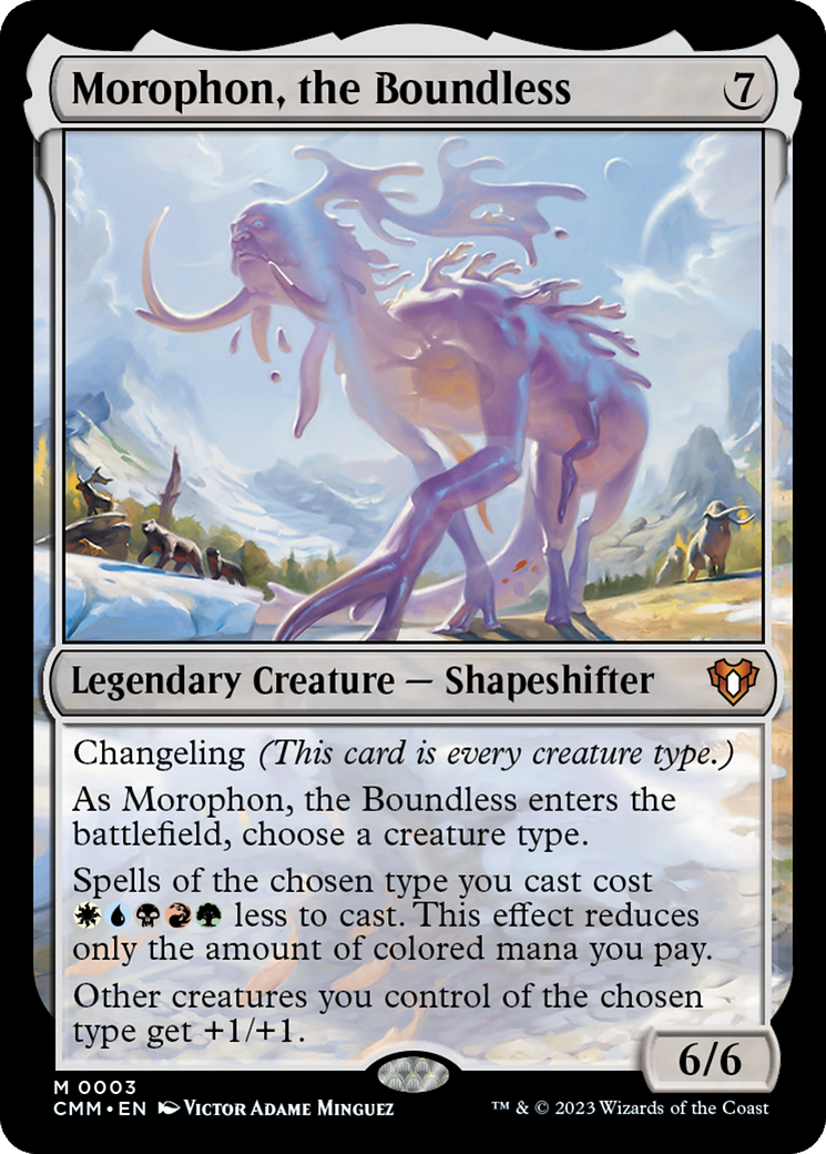 Morophon, the Boundless [Commander Masters] - The Mythic Store | 24h Order Processing