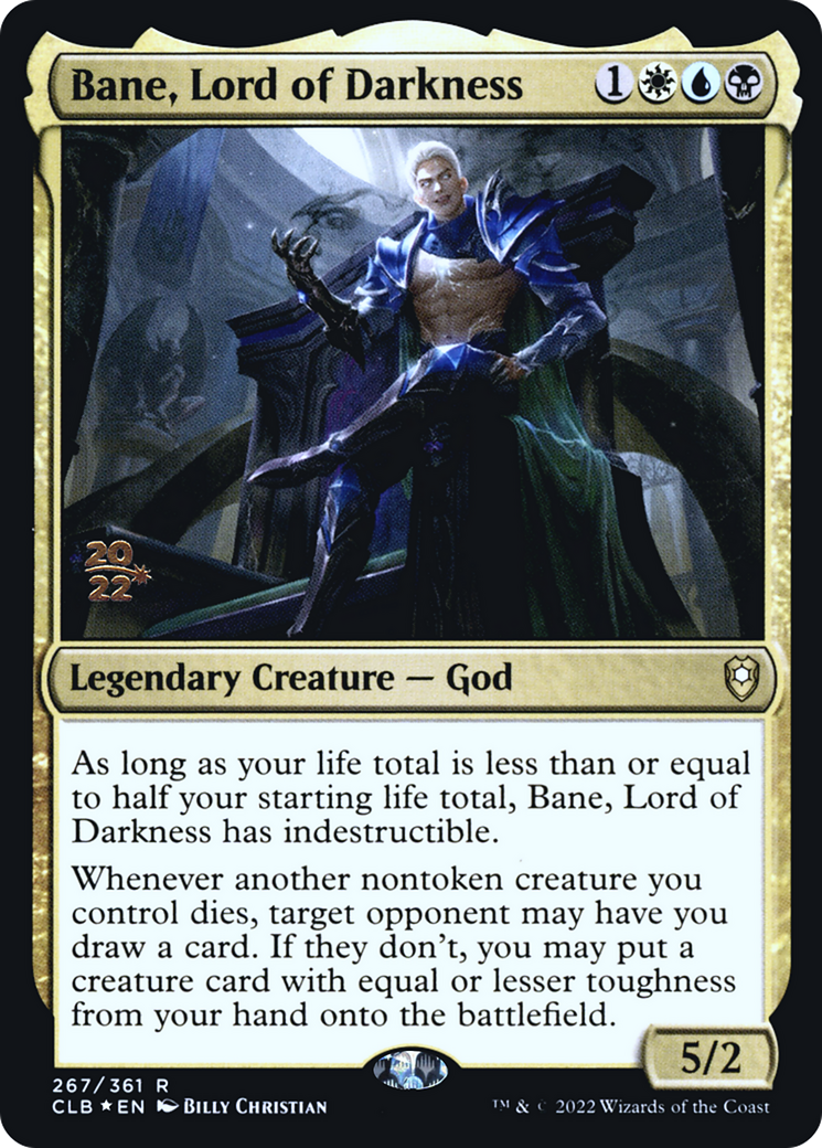 Bane, Lord of Darkness [Commander Legends: Battle for Baldur's Gate Prerelease Promos] - The Mythic Store | 24h Order Processing