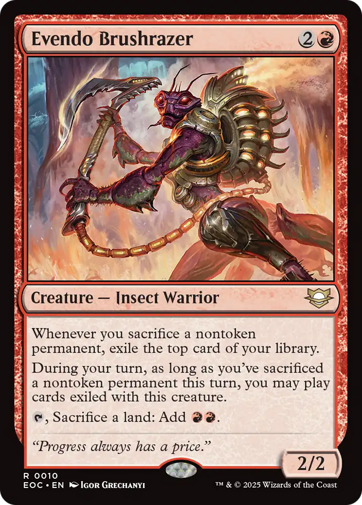 Evendo Brushrazer [Edge of Eternities Commander] - The Mythic Store | 24h Order Processing