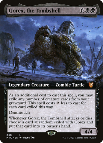 Gorex, the Tombshell (Extended Art) [Innistrad: Midnight Hunt Commander] - The Mythic Store | 24h Order Processing