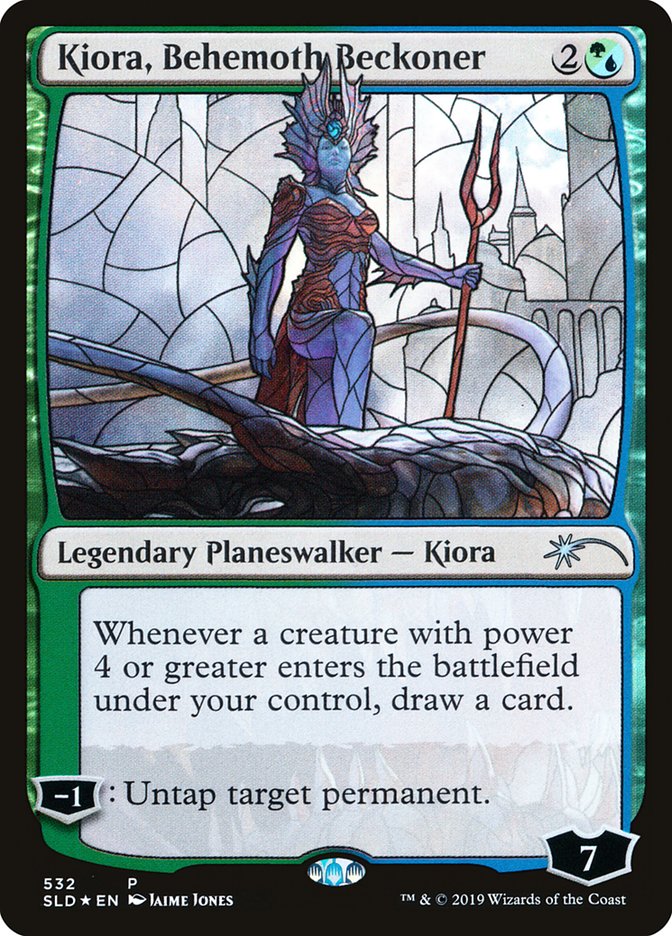 Kiora, Behemoth Beckoner (Stained Glass) [Secret Lair Drop Promos] - The Mythic Store | 24h Order Processing