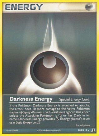 Darkness Energy (103/113) (Stamped) [EX: Delta Species] - The Mythic Store | 24h Order Processing