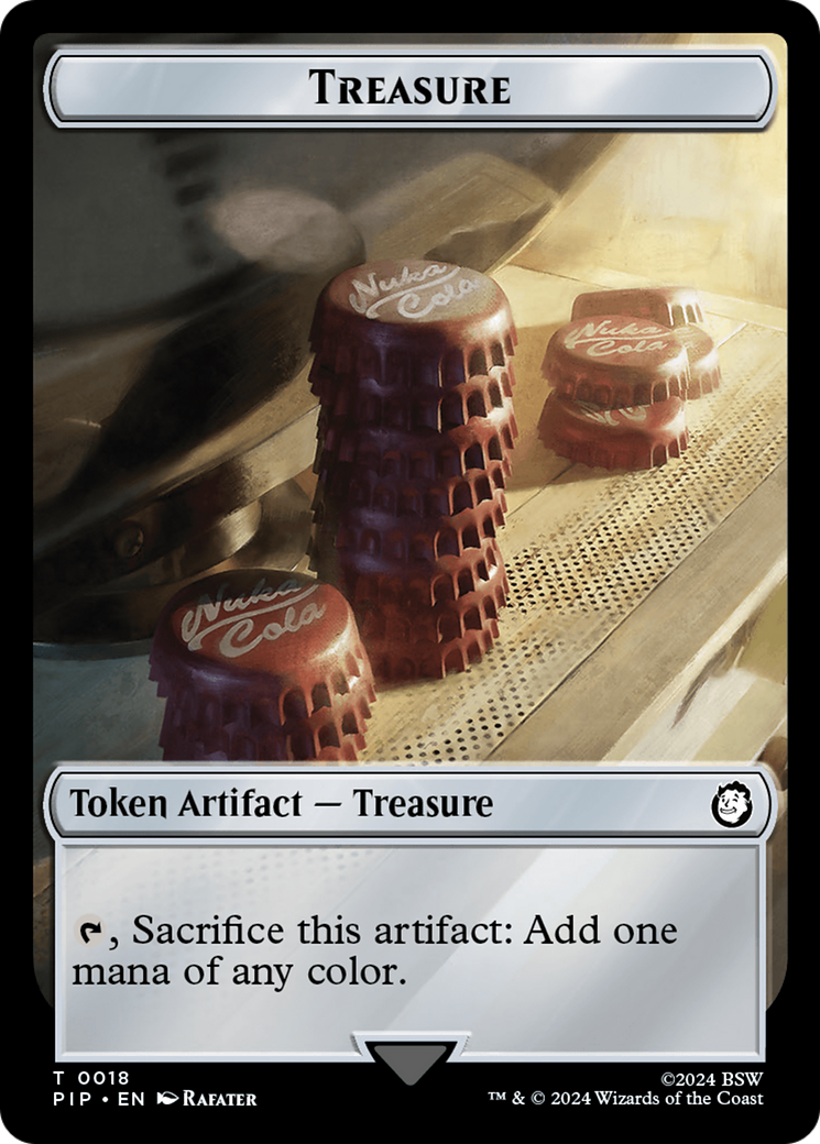 Treasure (0018) // Clue Double-Sided Token [Fallout Tokens] - The Mythic Store | 24h Order Processing