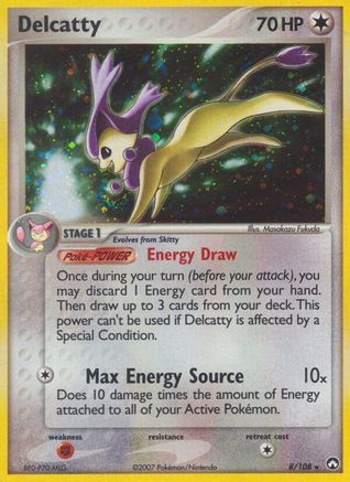 Delcatty (8/108) [EX: Power Keepers] - The Mythic Store | 24h Order Processing