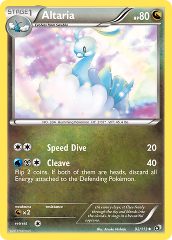 Altaria (92/113) [Black & White: Legendary Treasures] - The Mythic Store | 24h Order Processing