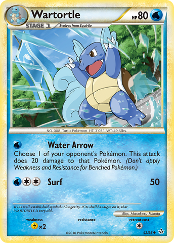 Wartortle (42/95) [HeartGold & SoulSilver: Unleashed] - The Mythic Store | 24h Order Processing