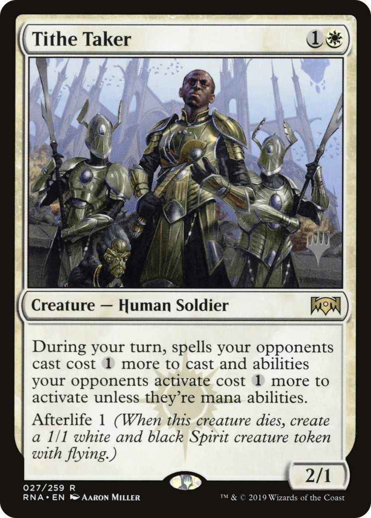 Tithe Taker (Promo Pack) [Ravnica Allegiance Promos] - The Mythic Store | 24h Order Processing