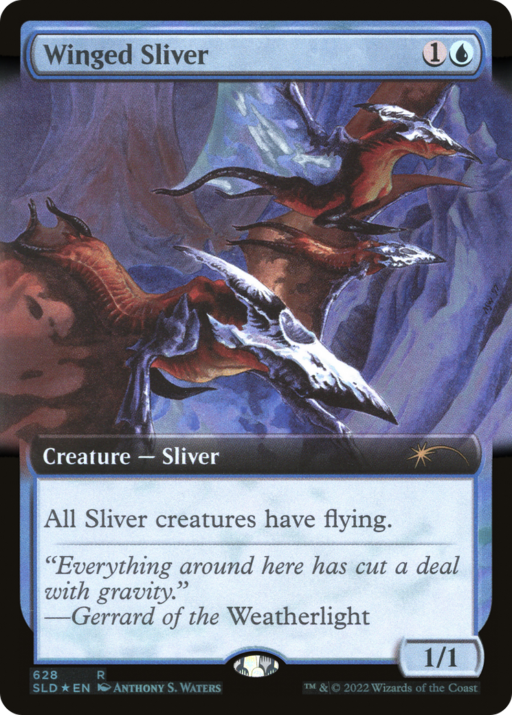 Winged Sliver (Extended Art) [Secret Lair Drop Promos] - The Mythic Store | 24h Order Processing