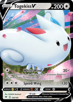 Togekiss V (140/185) [Sword & Shield: Vivid Voltage] - The Mythic Store | 24h Order Processing