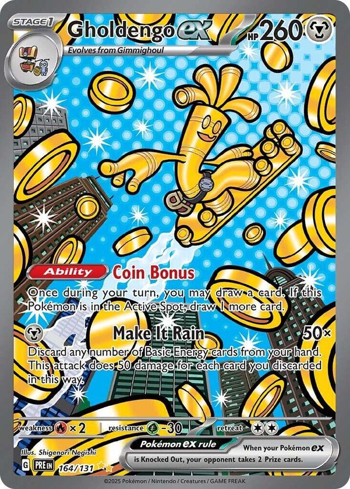 Gholdengo ex (164/131) [Scarlet & Violet: Prismatic Evolutions] - The Mythic Store | 24h Order Processing