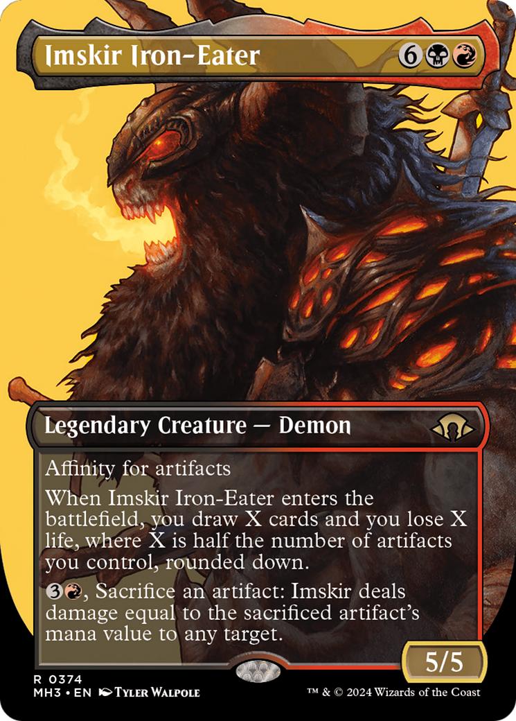 Imskir Iron-Eater (Borderless) [Modern Horizons 3] - The Mythic Store | 24h Order Processing