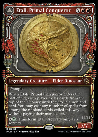 Etali, Primal Conqueror // Etali, Primal Sickness (Showcase Planar Booster Fun) [March of the Machine] - The Mythic Store | 24h Order Processing