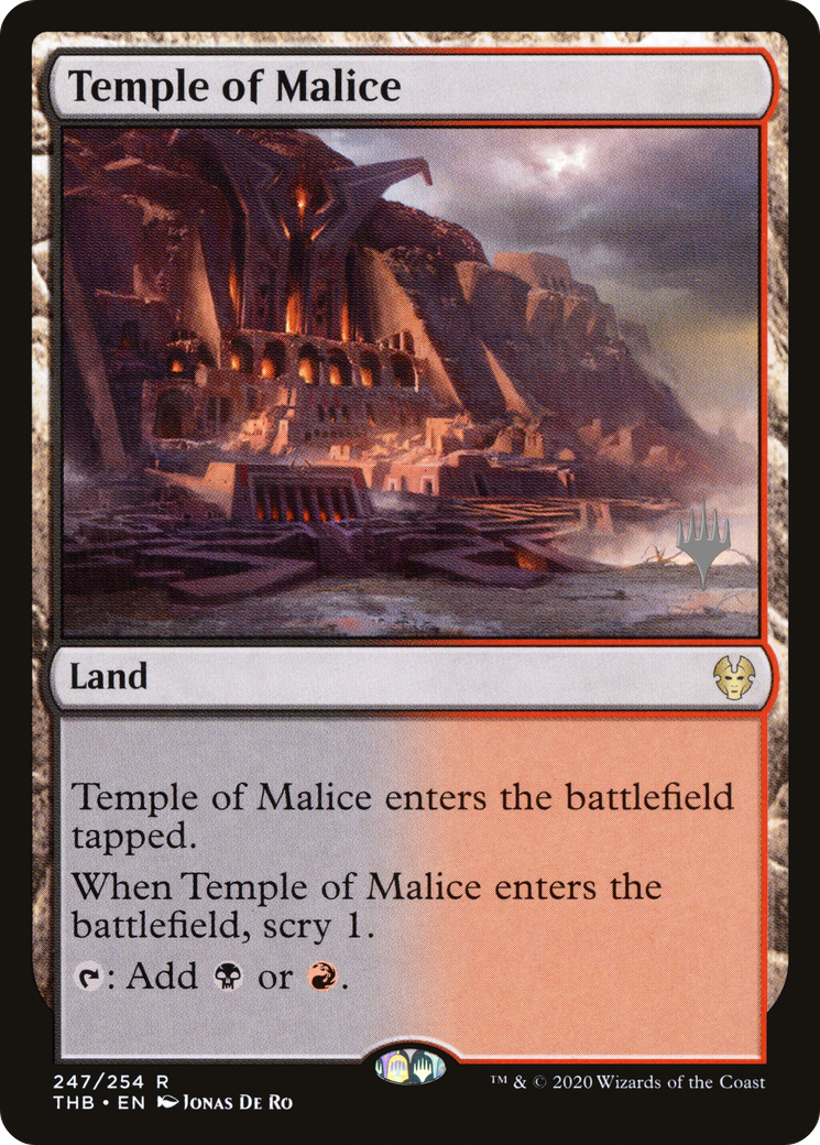 Temple of Malice (Promo Pack) [Theros Beyond Death Promos] - The Mythic Store | 24h Order Processing