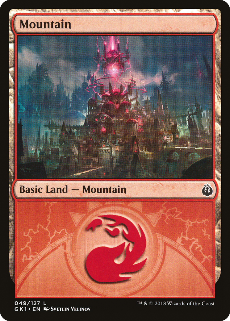 Mountain (49) [Guilds of Ravnica Guild Kit] - The Mythic Store | 24h Order Processing