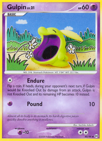 Gulpin (40/99) [Platinum: Arceus] - The Mythic Store | 24h Order Processing